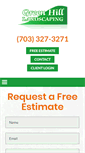 Mobile Screenshot of greenhilllandscaping.com